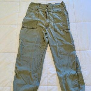 Vintage Abercrombie & Fitch Women’s Olive Green Utility Pants Size S